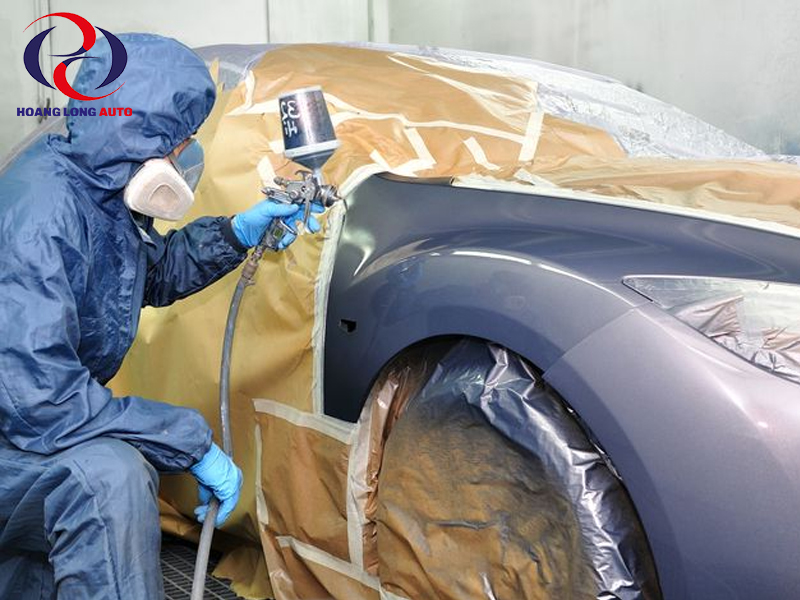Đồng sơn ô tô là kỹ thuật sửa chữa và làm mới xe bằng lớp sơn mới