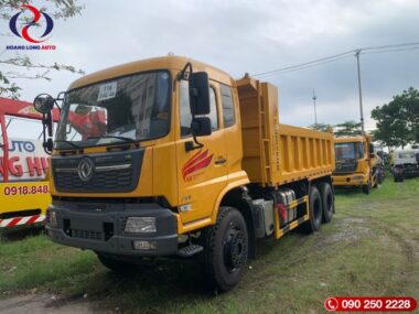 xe ben 3 chân dongfeng