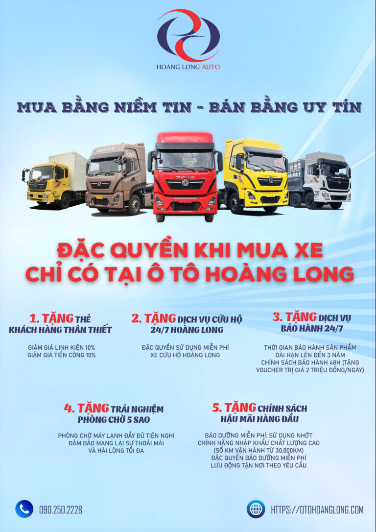Xe Tải Dongfeng 2 Chân Thùng Kín Container KR270 - Tiêu Chuẩn Mới