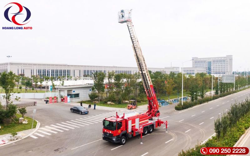 Xe Thang Chữa Cháy Cứu Hộ Trên Cao MERCEDES BENZ 32M MÉT (2) Xe Thang Chữa Cháy Cứu Hộ Trên Cao MERCEDES BENZ 32M MÉT (2)