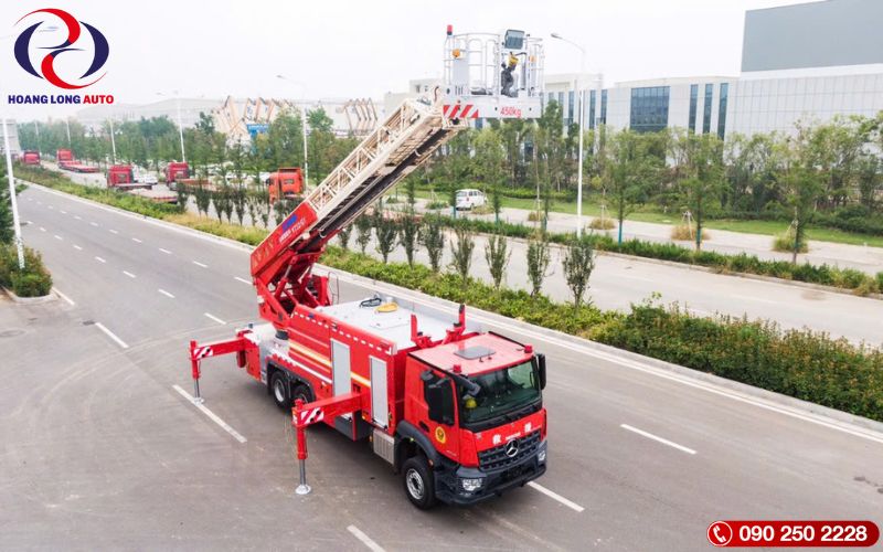 Xe Thang Chữa Cháy Cứu Hộ Trên Cao MERCEDES BENZ 32M MÉT (3) Xe Thang Chữa Cháy Cứu Hộ Trên Cao MERCEDES BENZ 32M MÉT (3)