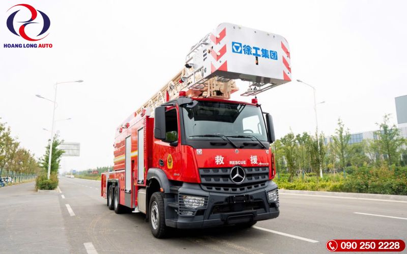 Xe Thang Chữa Cháy Cứu Hộ Trên Cao MERCEDES BENZ 32M MÉT (4) Xe Thang Chữa Cháy Cứu Hộ Trên Cao MERCEDES BENZ 32M MÉT (4)