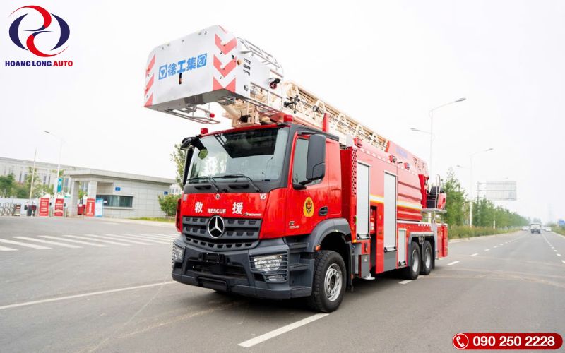 Xe Thang Chữa Cháy Cứu Hộ Trên Cao MERCEDES BENZ 32M MÉT (5) Xe Thang Chữa Cháy Cứu Hộ Trên Cao MERCEDES BENZ 32M MÉT (5)