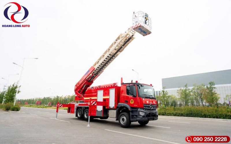 Xe Thang Chữa Cháy Cứu Hộ Trên Cao MERCEDES BENZ 32M MÉT (6) Xe Thang Chữa Cháy Cứu Hộ Trên Cao MERCEDES BENZ 32M MÉT (6)
