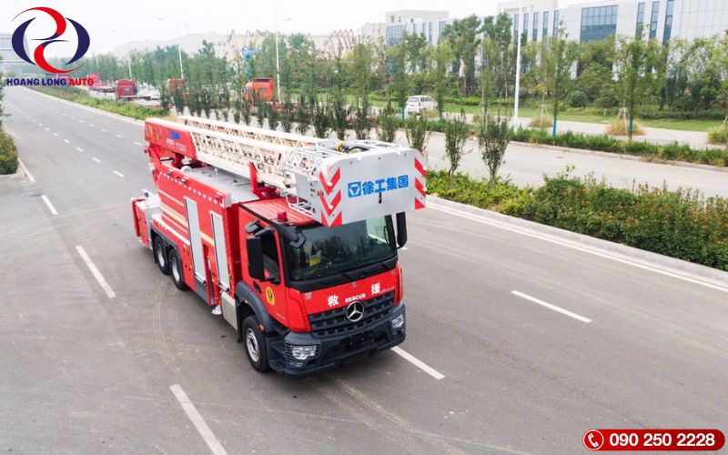 Xe Thang Chữa Cháy Cứu Hộ Trên Cao MERCEDES BENZ 32M MÉT (7) Xe Thang Chữa Cháy Cứu Hộ Trên Cao MERCEDES BENZ 32M MÉT (7)