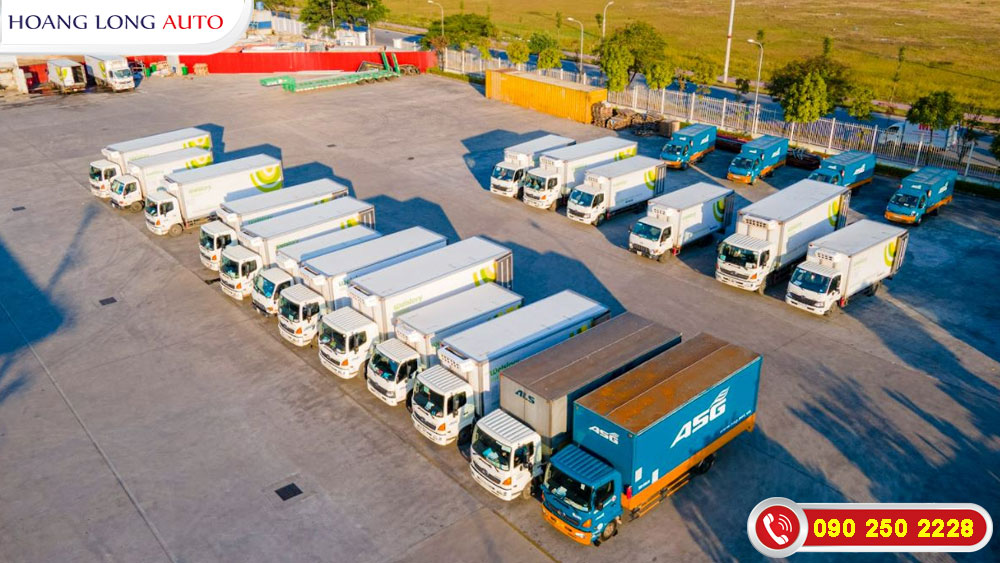 cac xe tai trong bai do