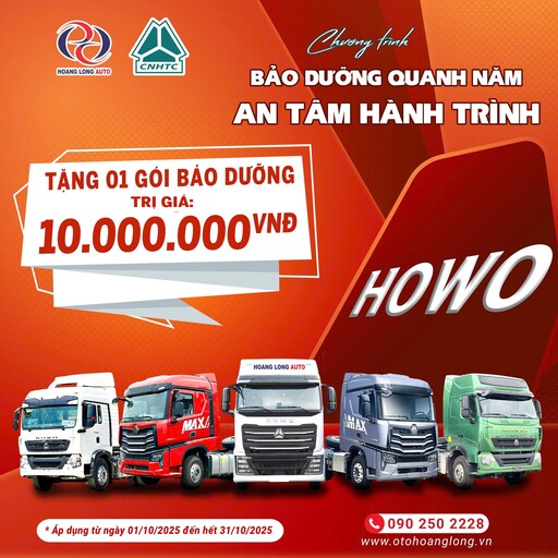 ưu đãi xe đầu kéo howo