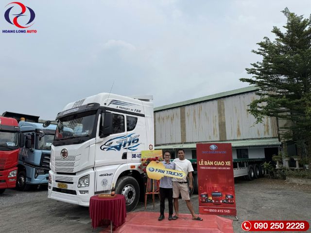 lễ bàn giao xe đầu kéo Faw (2)