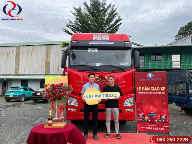 lễ bàn giao xe đầu kéo Faw (3)