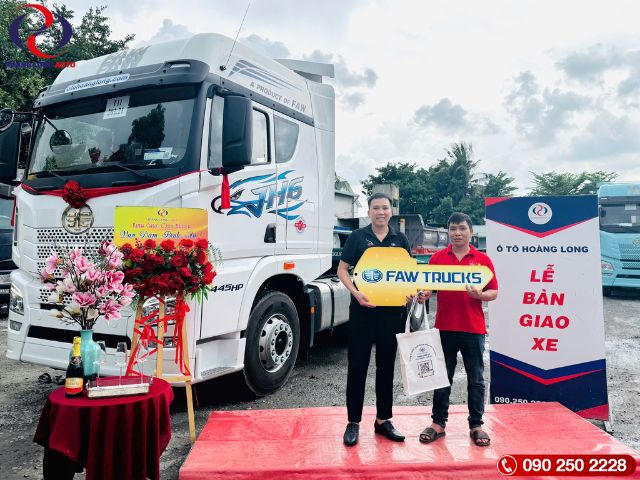 lễ bàn giao xe đầu kéo Faw (6)