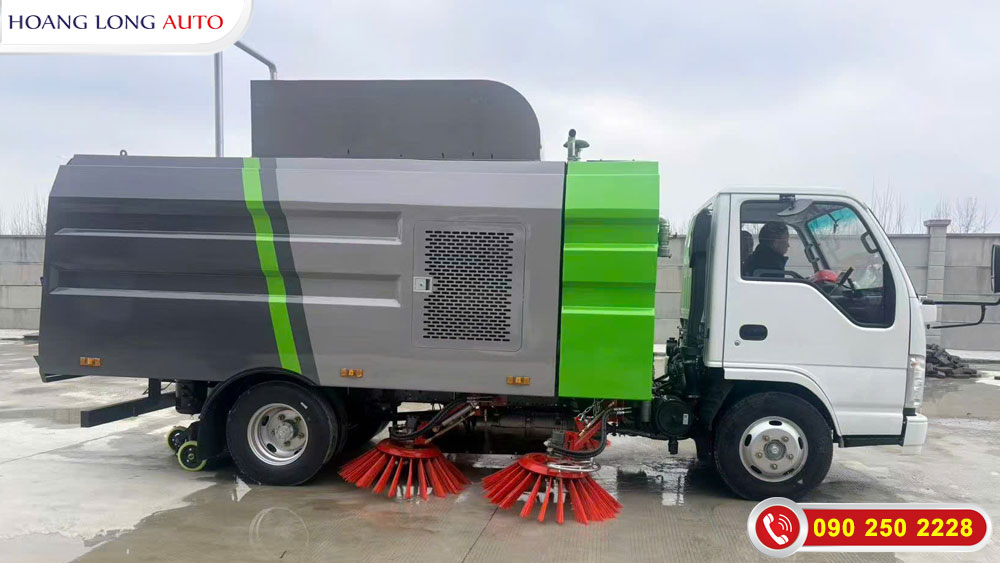 Xe quét rác đường phố Isuzu