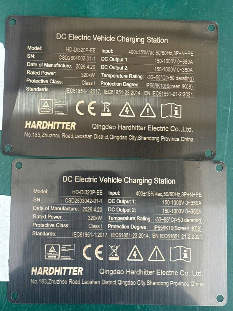 Thông số kỹ thuật của trụ sạc nhanh Sinotruk Thông số kỹ thuật của trụ sạc nhanh Sinotruk