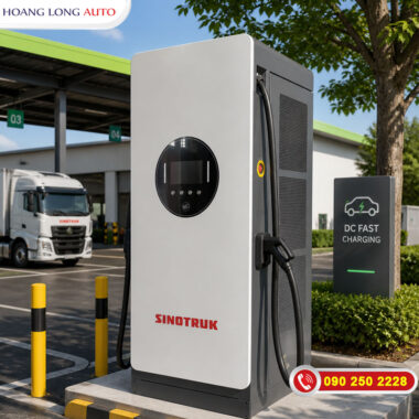 Trụ sạch nhanh xe điện Sinotruk