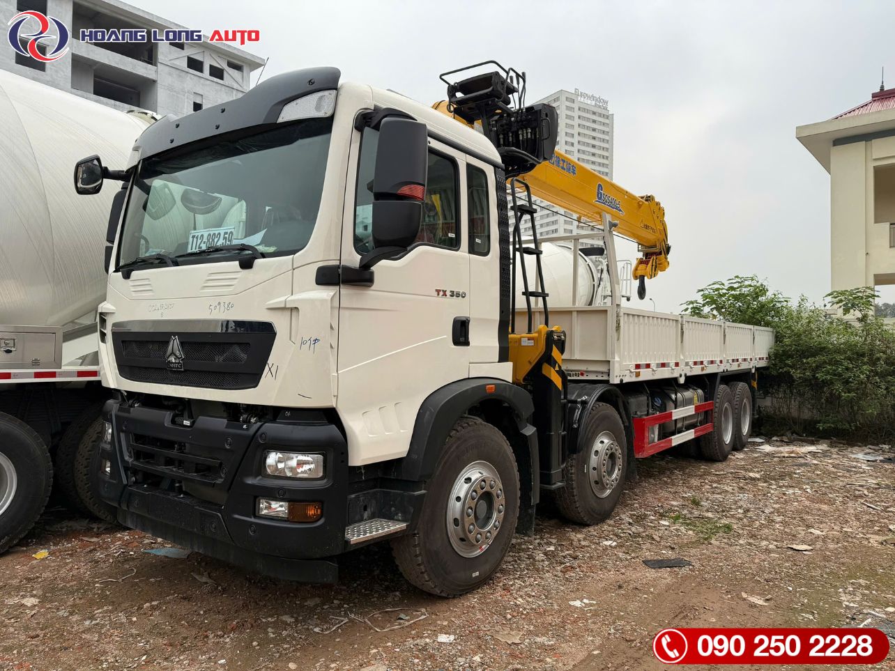 Xe Cẩu HOWO 4 Chân Cần 16 Tấn Xe Cẩu HOWO 4 Chân Cần 16 Tấn