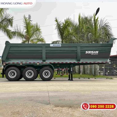 Móc Ben Howo 26 Khối Thùng Soosan Sử Dụng Thép NM450