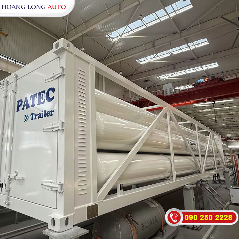 Hình ảnh sản phẩm ISO Tank CNG tại nhà máy sản xuất