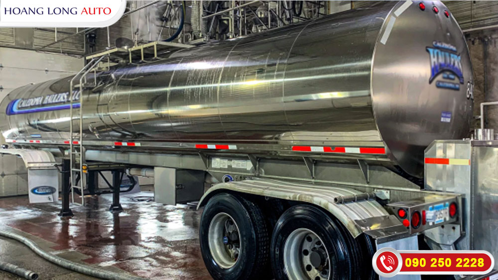 iso tank thực phẩm khi đưa vào nhà máy
