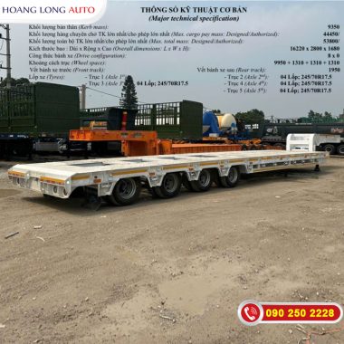 Fooc lùn 4 trục chạy cảng