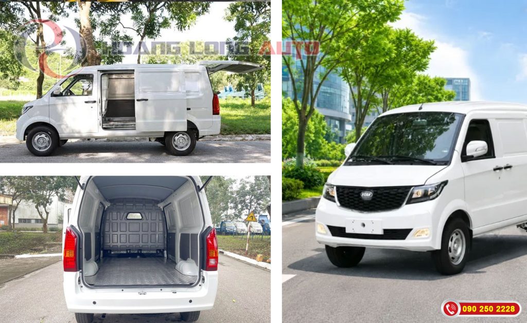 Cận cạnh xe tải van Veam V2