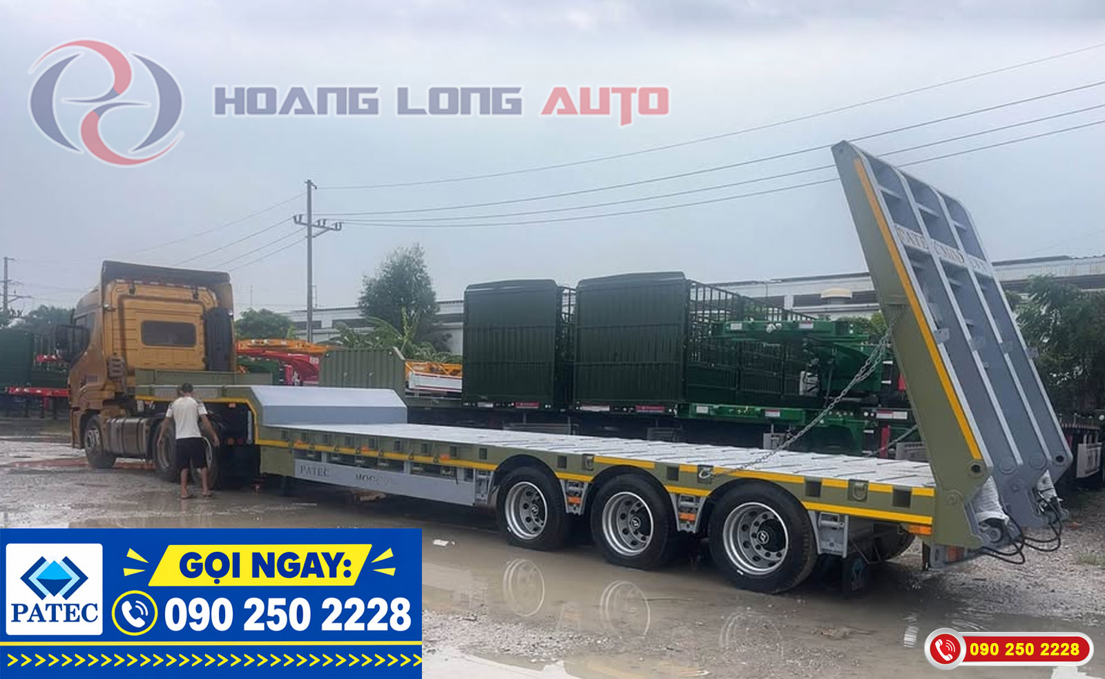 Fooc TIANRUI 13.8m 3 Trục chở thép cuộn