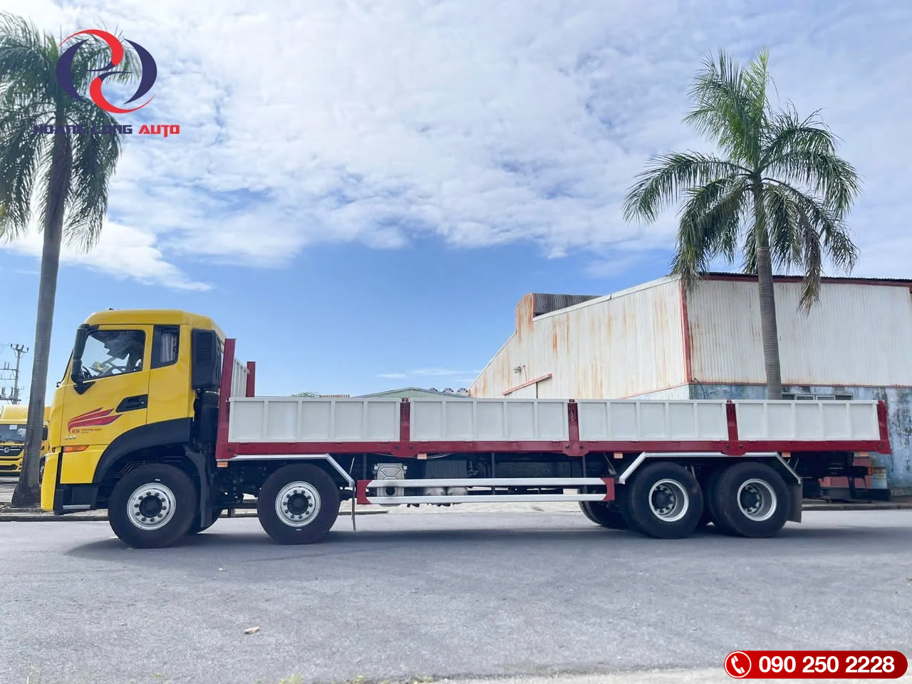 Khung gầm Thùng Lửng KL340 - Thấp - TS Dongfeng