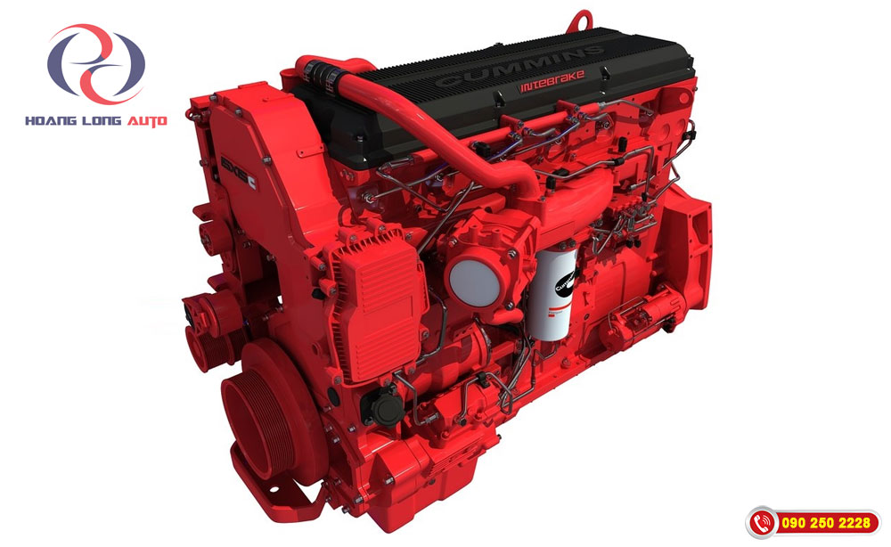 Động cơ cummins nổi tiếng trên dòng xe Shacman 440HP