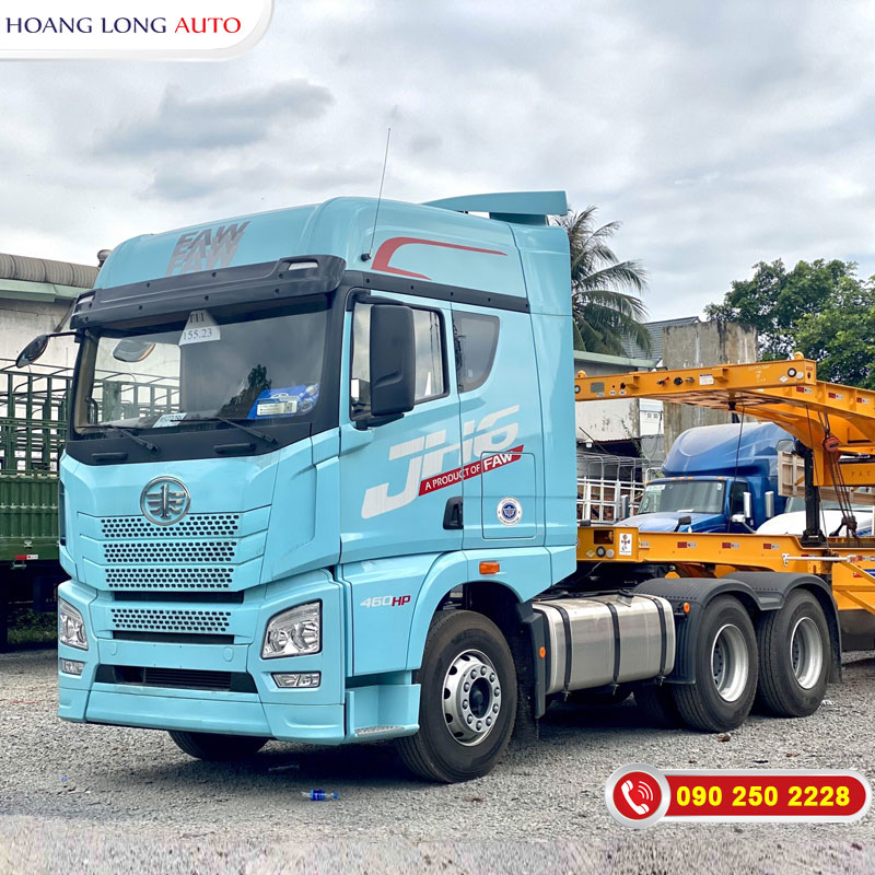 Xe-đầu-kéo-FAW-JH6-460-cầu-dầu-màu-xanh Xe đầu kéo FAW JH6 460 cầu dầu màu xanh