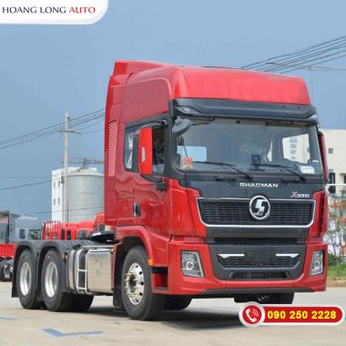 Xe đầu kéo Shacman X5000 440 màu đỏ